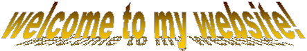 welcome to my website!